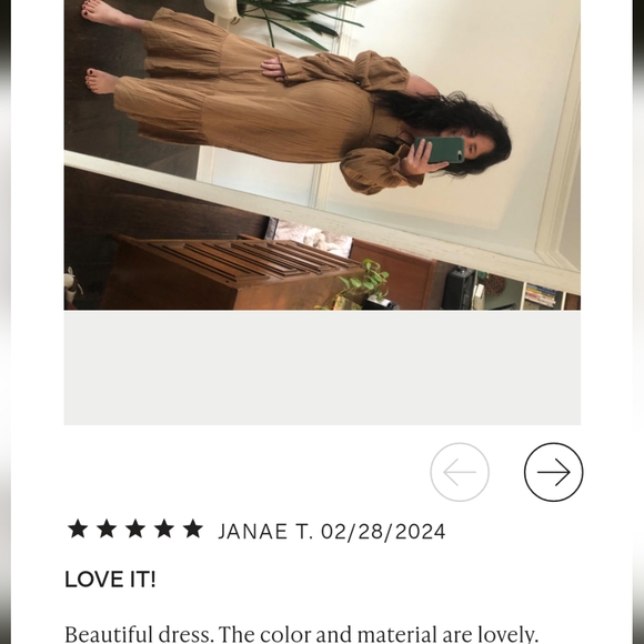 Organic Cotton Gauze Dress - Picture 11 of 11